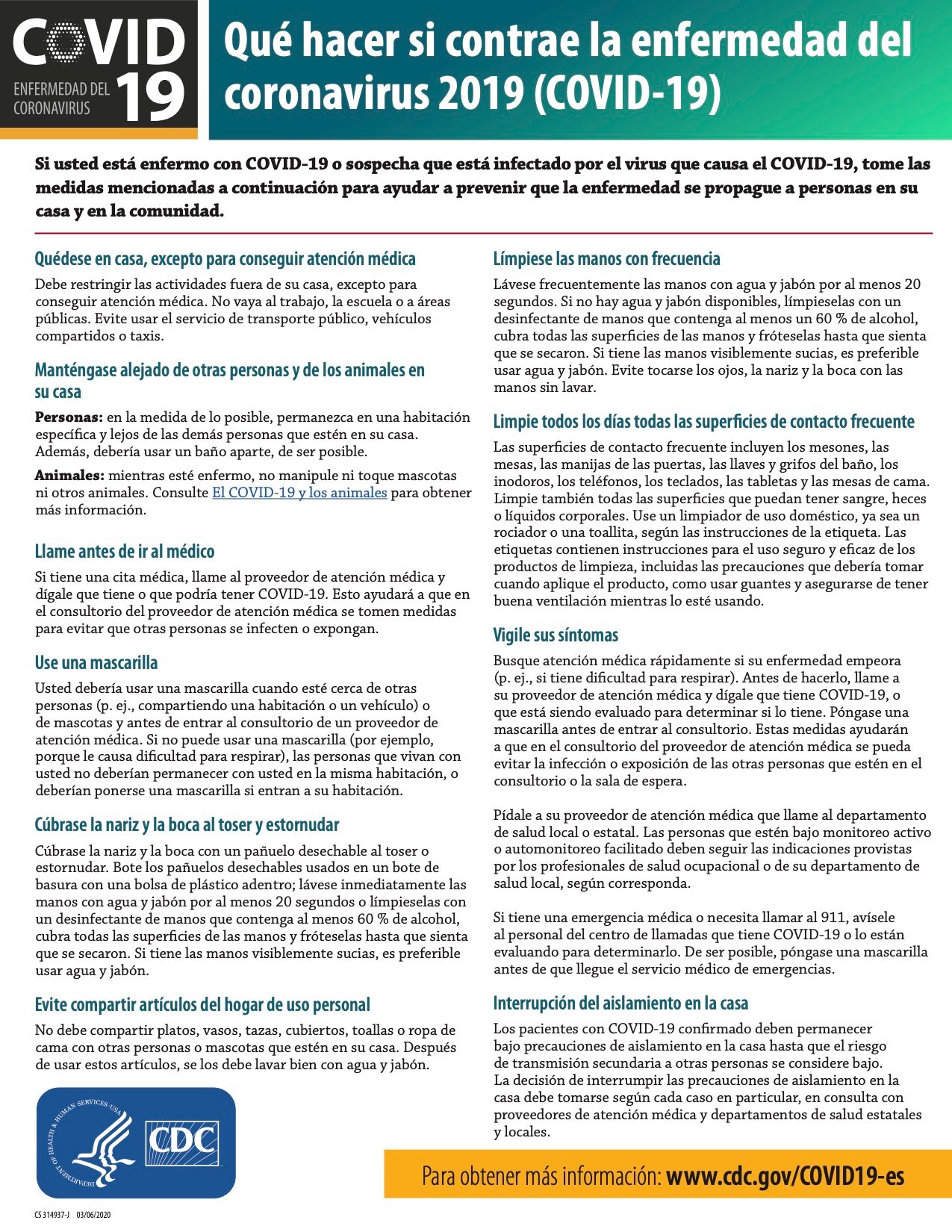 Fact Sheet Spanish